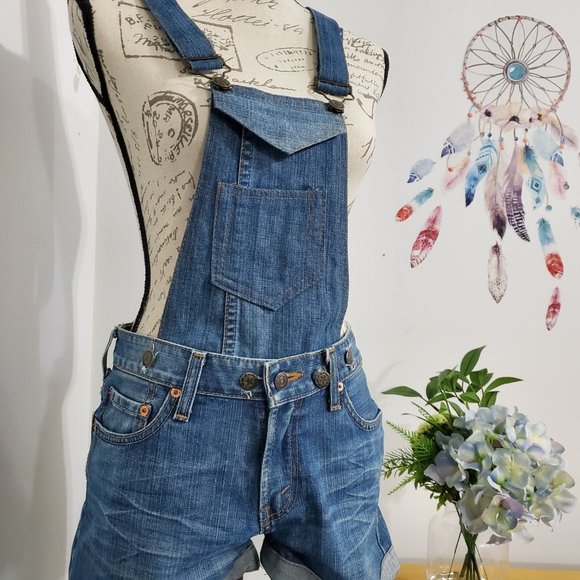 Pants - 2 in 1 Overall Jumper Shorts